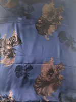 Robe Abaya pour femmes en tissu jacquard tissé 100% polyester léger, respirant, teint en fil, à motif floral large, pour la mode féminine