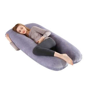 Pharme doc U-förmiges Schwangerschaft kissen in Grau Neues Design für Mutterschaft unterstützung Bauch Lende Körperteil Zubehör - Product Image 3