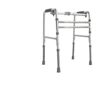 Andador con barras paralelas, diseño plegable de altura ajustable con una sola doblezura para soporte de piernas - Product Image 1