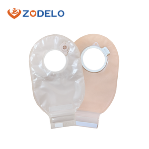 Saco de Ostomia Retal de Duas Peças Série Zodelo Mellora Modelo Atualizado, Saco de Colostomia Descartável com Certificação CE e Desinfecção por Infravermelho Distante - Product Image 1