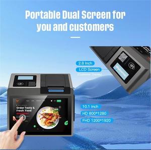 Z100 POS tempo presenza Scanner di riconoscimento delle impronte digitali Tablet codice a barre sistema facciale Android Pc 2D pos <span class=keywords><strong>sistems</strong></span> - Product Image 6