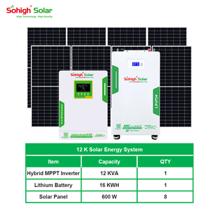 Système <span class=keywords><strong>solaire</strong></span> complet <span class=keywords><strong>avec</strong></span> onduleur hybride MPPT personnalisé 12V-48V 5kW-12kW, onde sinusoïdale pure, batteries au lithium, stockage d'énergie domestique - Product Image 6