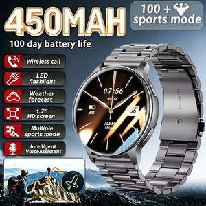 HT43 New T-Rex9 Pro 450mAh Battery Smart <b>Watch</b> GPS path 5ATM Waterproof Sports Run tracker Outdoors Compass Smartwatch - Product Image 3