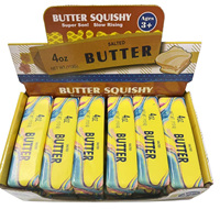 Großhandel 3er-Set Realistische Butter-Squishies – Weiche Gummi-Fidget-Spielzeuge zum Quetschen für Erwachsene, Unisex, zur Stress- und Angstlinderung