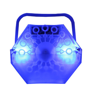 เครื่องทำฟองสบู่แบบใสทรงชิงช้าสวรรค์ พร้อมไฟ พกพาสะดวก ใช้ได้ทั้งในร่มและกลางแจ้ง สำหรับความบันเทิงของเด็กๆ - Product Image 1