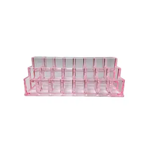 Transparent Acrylic Multifunctional Cosmetic Make Up Organizer Eyeshadow Storage Container