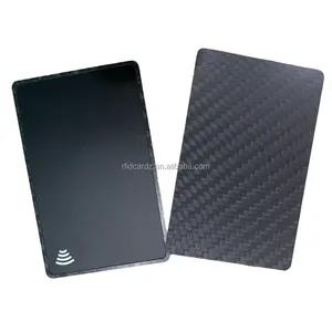 Wholesale Carbon Fiber Business Card with Nfc213 Chip Carbon Fiber VIP Visiting Card