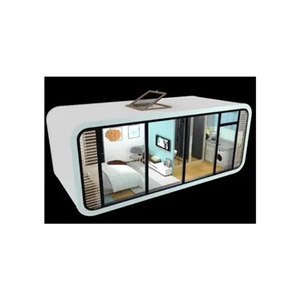 Maison en conteneur 10x10 gain de place café boutique 2 chambres maison modulaire Suihe 13 pieds maison week-end maison Alp Style Cantanner maison - Product Image 1