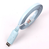 ExactCables de alta velocidad FTDI USB a Serial/RS232 RJ45 Cable de consola Aplicación aérea trenzada de alta calidad con aislamiento de PE
