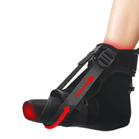 Attelle de fasciite plantaire à lumière rouge et infrarouge Dispositif de chaussure de thérapie par la lumière rouge pour les pieds
