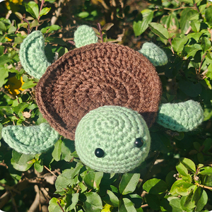 Posavasos de Ganchillo Hecho a Mano con Diseño de Tortuga Pequeña, Aislante Térmico para Mesa de Comedor, Anti-permanente, DIY - Product Image 5