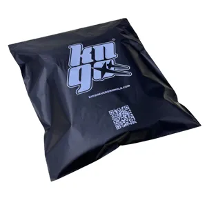 Op Maat Bedrukt Logo Zwart Goud Poly Mailer Kleding Verpakking Verzending Enveloppen Plastic Koerier Bezorging Webshop Mailingtas