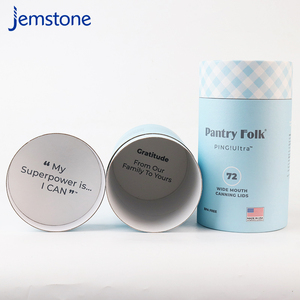 Materiales seleccionados biodegradables, cilindro de cartón, tarro de papel, embalaje, caja redonda, tubo de papel - Product Image 4