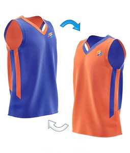 Camiseta de Baloncesto Deportiva Personalizada, Reversible, Unisex, de Malla Transpirable, Antibacteriana, Talla Grande - Product Image 2