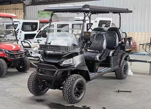 Carritos Eléctricos con Luces Estroboscópicas Mini para Conducir, Carcasas Protectoras, Buggy de un Solo Asiento, Marco de Aluminio, Muelles de Lámina, Carro de Golf de 6 Plazas - Product Image 3