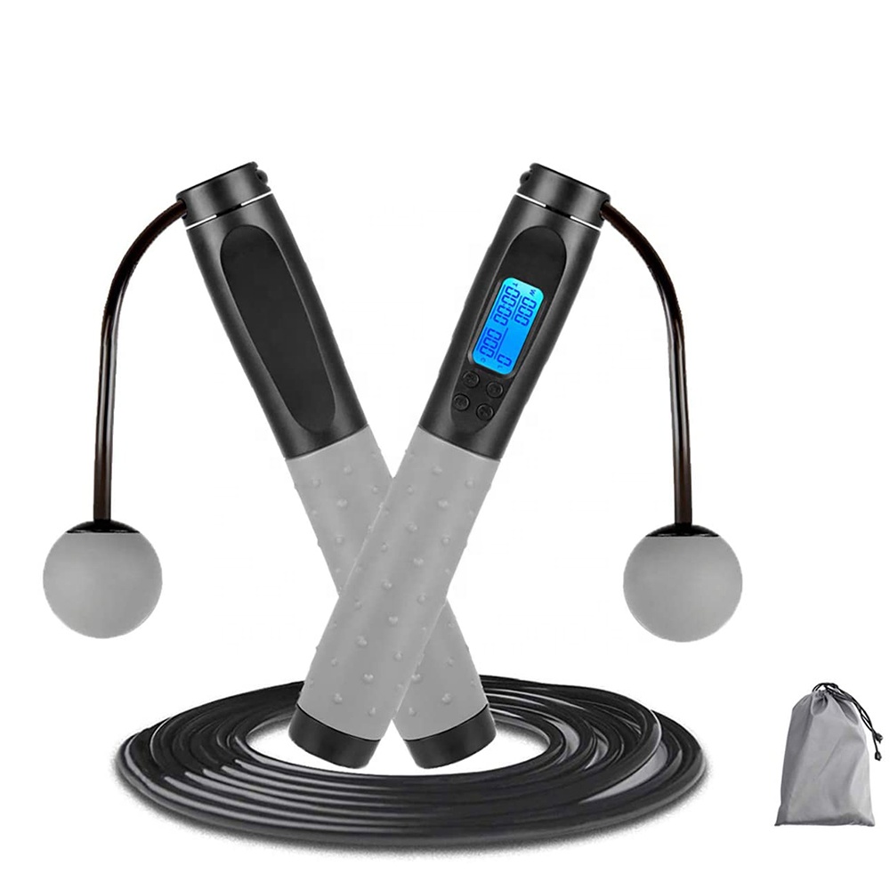 Электронный автоматический подсчет цифровой без спутывания шарикоподшипники Скакалка для взрослых мужчин женщин детей