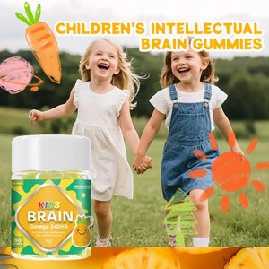 Biyode OEM kustom anak-anak kesehatan Herbal dukungan anak-anak kesehatan otak Omega 369 DHA 60pcs Gummies - Product Image 6