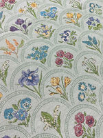 Nouveau tissu jacquard floral pour nappes, coussins, canapés et sacs