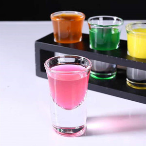 <span class=keywords><strong>Vodka</strong></span>, tequila, whisky, liqueur clairs, lot de 12 verres à shot de 1 oz avec base lourde - Product Image 4