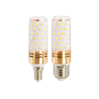 LED-Maiskolben-Glühbirne aus Kupfer und Aluminium, SMD2835, Breitspannung, Energiesparend, für Innenbeleuchtung und Kronleuchter