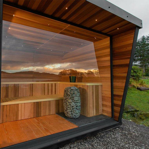 Nouvelle Arrivée Vente Chaude Sauna Extérieur en Bois à Lumière Rouge Sèche, Poêles à Bois pour Sauna Extérieur, Cabines de Sauna Infrarouge - Product Image 3