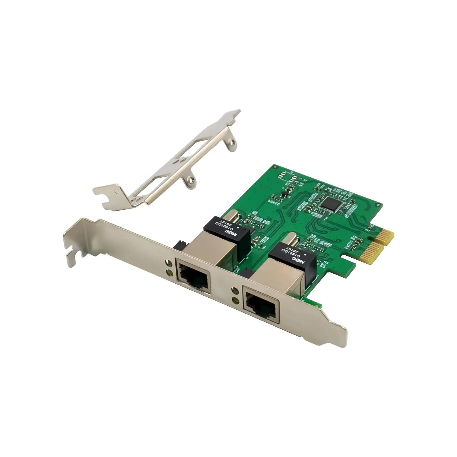 SUNWEIT ST7244 PCIe X1 Dual-RJ45 Realtek 8111H Gigabit çift bağlantı PCIE bilgisayar ağ adaptörü