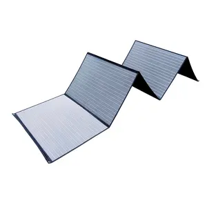 500W folding solar power panel outdoor camping power generation using photovoltaic modules mobile power battery charging panel