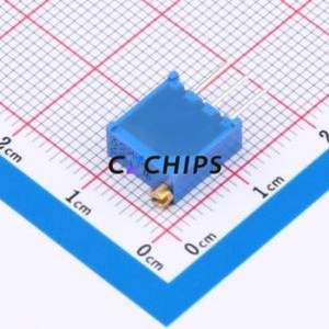 Resistencia Ajustable/Potenciómetro PV36W102C01B00 SIP-3P, Resistencia de 9.6x5mm, 1kOhm, 10%, 500mW, 100ppm ℃ - Product Image 2