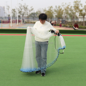 Đúc Lưới Đánh Cá 10ft <span class=keywords><strong>1</strong></span>/<span class=keywords><strong>4</strong></span> SQ <span class=keywords><strong>1</strong></span> inch lưới <span class=keywords><strong>1</strong></span>.25lb màu xanh phong cách Mỹ tay ném <span class=keywords><strong>Cast</strong></span> <span class=keywords><strong>Net</strong></span> chì Sinker đúc <span class=keywords><strong>Net</strong></span> - Product Image 6