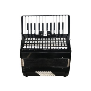 Accordéon professionnel SEASOUND OEM, 26 touches, 48 basses, 3 registres, noir, en celluloïd, instrument de musique, accordéon JP2648 en bois - Product Image 1