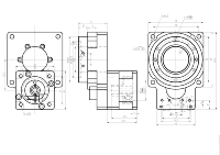 42 60 disque d'indexation de travail électrique de précision engrenage planétaire Servo moteur pas à pas plate-forme rotative creuse réducteur de plateau tournant