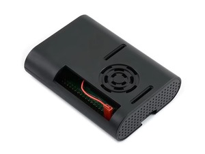 PI4-CASE-D Waveshare - Carcasa negra de ABS para Raspberry Pi 4 con ventilador de refrigeración K773 - Product Image 3