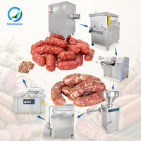 Ligne de production de saucisses de bœuf électrique OCEAN, machine à saucisses quantitative pneumatique complète, petite échelle