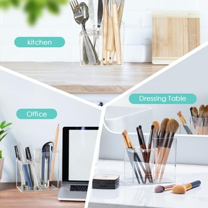 Factory Wholesale for Countertop Clear Acrylic <b>Toothbrush</b> <b>Holder</b> & Stand Polished Surface for Garment Displays Custom Logo - Product Image 5