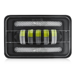 ไฟส่องสว่างสำหรับรถยนต์แบบ LED ขนาด 5 นิ้ว 50 วัตต์ รูปทรงสี่เหลี่ยม ดีไซน์ใหม่ 45 วัตต์ คอมโบบีม อุปกรณ์เสริมสำหรับรถยนต์ รถบรรทุก และรถออฟโรด - Product Image 2