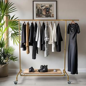 Ewang ที่แขวนเสื้อผ้าเคลื่อนที่ชั้นวางโชว์เสื้อผ้าขายปลีก - Product Image 5