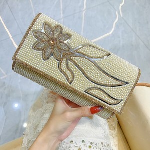 New Polyester High-end Evening Daily Casual Small Square Light Luxury Elegant Women's Fashionable <b>Clutch</b> Bag Sequins Tanjing - Product Image 6