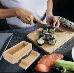 Le presse-sushi en bambou écologique ultime, <span class=keywords><strong>facile</strong></span> à utiliser, pour des rouleaux de riz faits <span class=keywords><strong>maison</strong></span> parfaits - Product Image 5