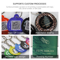 Llavero NFC programable con logotipo personalizado, llavero inteligente NFC de epoxi para Instagram, etiqueta NFC para regalo corporativo