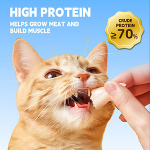 อาหารสัตว์เลี้ยงอก<span class=keywords><strong>ไก่</strong></span>นึ่งแบบ OEM พร้อมจำหน่าย |   เนื้อแท้รสออริจินัล |   โปรตีนสูง ไขมันต่ำ สำหรับสุนัขและแมว ใช้ได้<span class=keywords><strong>ก</strong></span>ับทุ<span class=keywords><strong>ก</strong></span>สายพันธุ์ - Product Image 5