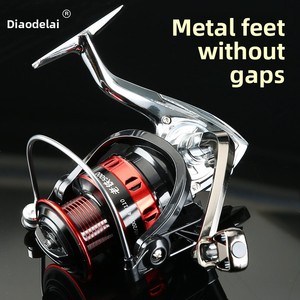 Mulinello da Spinning DAIWA Rhino Full Metal con Doppio Braccio a Bilanciere, Senza Spazi Vuoti, Alta Velocità 5.2:1, 6 Cuscinetti, Mano Destra, per Esche Artificiali e Pesca in Mare - Product Image 2