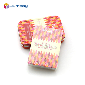 定制印刷塑料个性铁盒扑克牌不同类型的纸牌带铁盒礼品盒 - Product Image 2