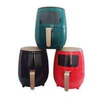 Friteuse à air électrique moderne 2026 en acier inoxydable pour camping-car, maison et hôtel, sans huile, saine, avec garantie, écran tactile, 6L KA03001