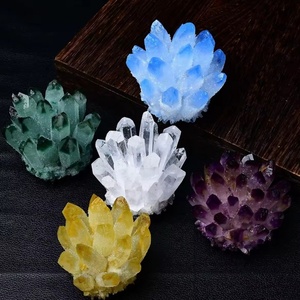 <span class=keywords><strong>Cuarzo</strong></span> Fantasma Colorido de Alta Calidad al por Mayor, Espécimen Curativo Mineral, Piedra en Bruto para Decoración del Hogar o Regalo Navideño - Product Image 4