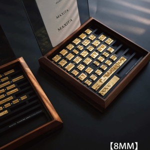 Fabricante J-12, Estampados de Chapa Metálica Personalizados, Nuevo Producto, Sello de Letras Cursivas, Punzón de Latón para Cuero, Molde para Máquina CNC, Número de Modelo - Product Image 4