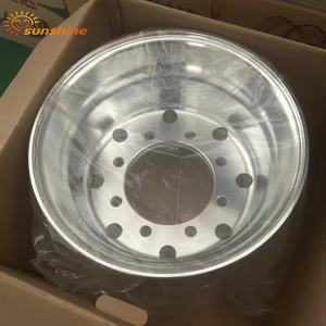 ISO、TS16949認証取得済み 22.5x14インチ 高品質クローム仕上げアルミトラックリム 新品チューブレスタイヤホイールリム 工場直販価格 - Product Image 4