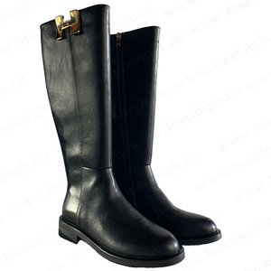 Botas de combate de cuero de grano súper alto para el equipo Abbot, botines tácticos antideslizantes con suela de goma negra - Product Image 6