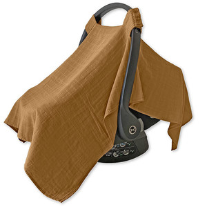 Funda de seguridad <span class=keywords><strong>para</strong></span> asiento de bebé, cubierta <span class=keywords><strong>para</strong></span> cesta de cochecito, gasa de algodón, transpirable, a prueba de viento, <span class=keywords><strong>protector</strong></span> <span class=keywords><strong>solar</strong></span>, talla única, diseño de dibujos animados - Product Image 5