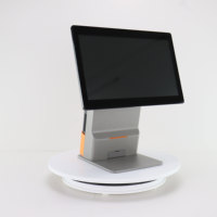 Terminal de point de vente tactile capacitif à double écran CITAQ D1 15,6 pouces Système Android 8.1/Linux/Windows 7/10 4 Go DDR + 64 Go SSD CE FCC