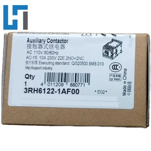 โมดูลรีเลย์กลางแบบใหม่ รุ่น 3RH6122-1AF00 ตัวควบคุมการเขียนโปรแกรม PLC 3RH61221AF00 มีสินค้าในสต็อก - Product Image 1